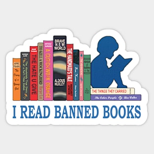 I Read Banned Books Sticker